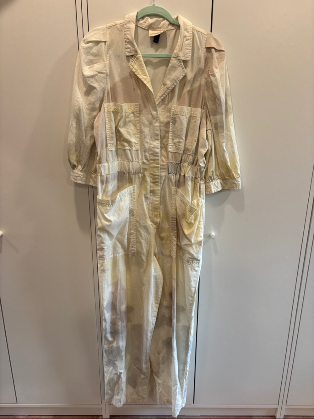 Universal Thread Cream Utility Jumpsuit